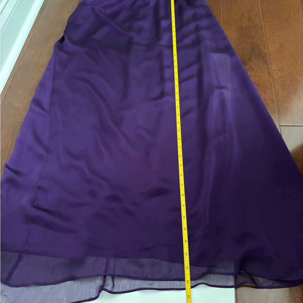 Purple, one-shoulder, Niteline evening gown - Picture 9 of 10